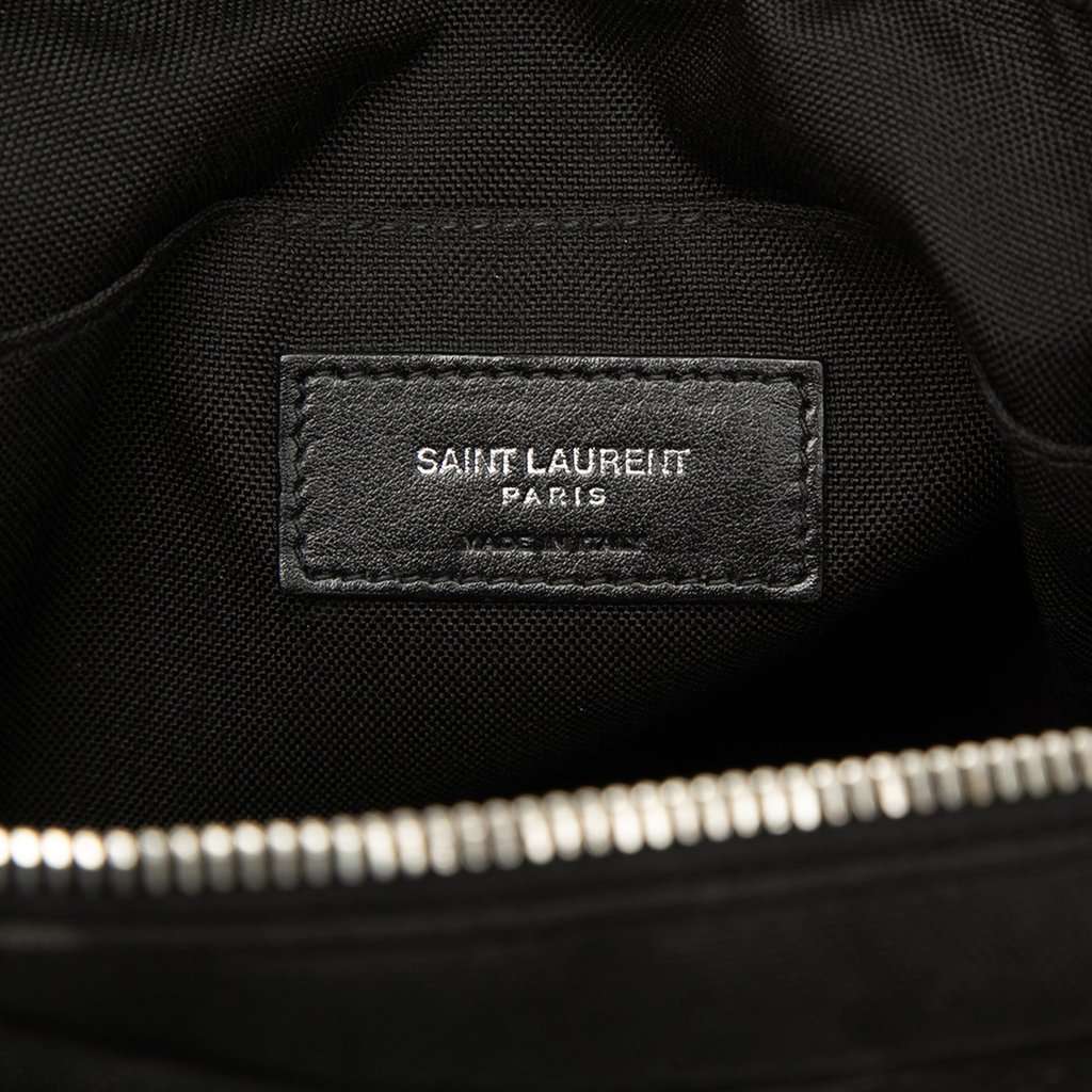 Saint Laurent Canvas Rivington Crossbody Black Very good condition - Box View