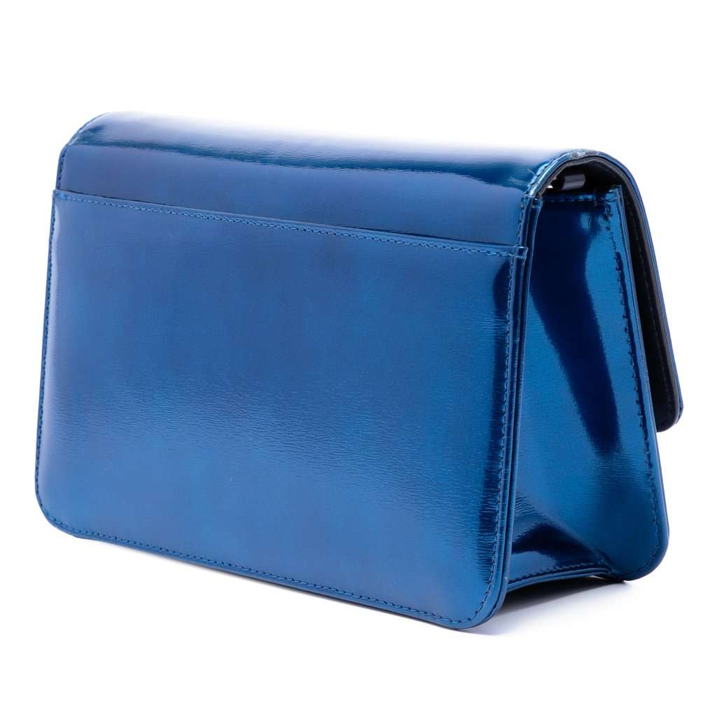 Dior Patent Miss Dior Promenade Crossbody Blue Leather Very good condition - Back View