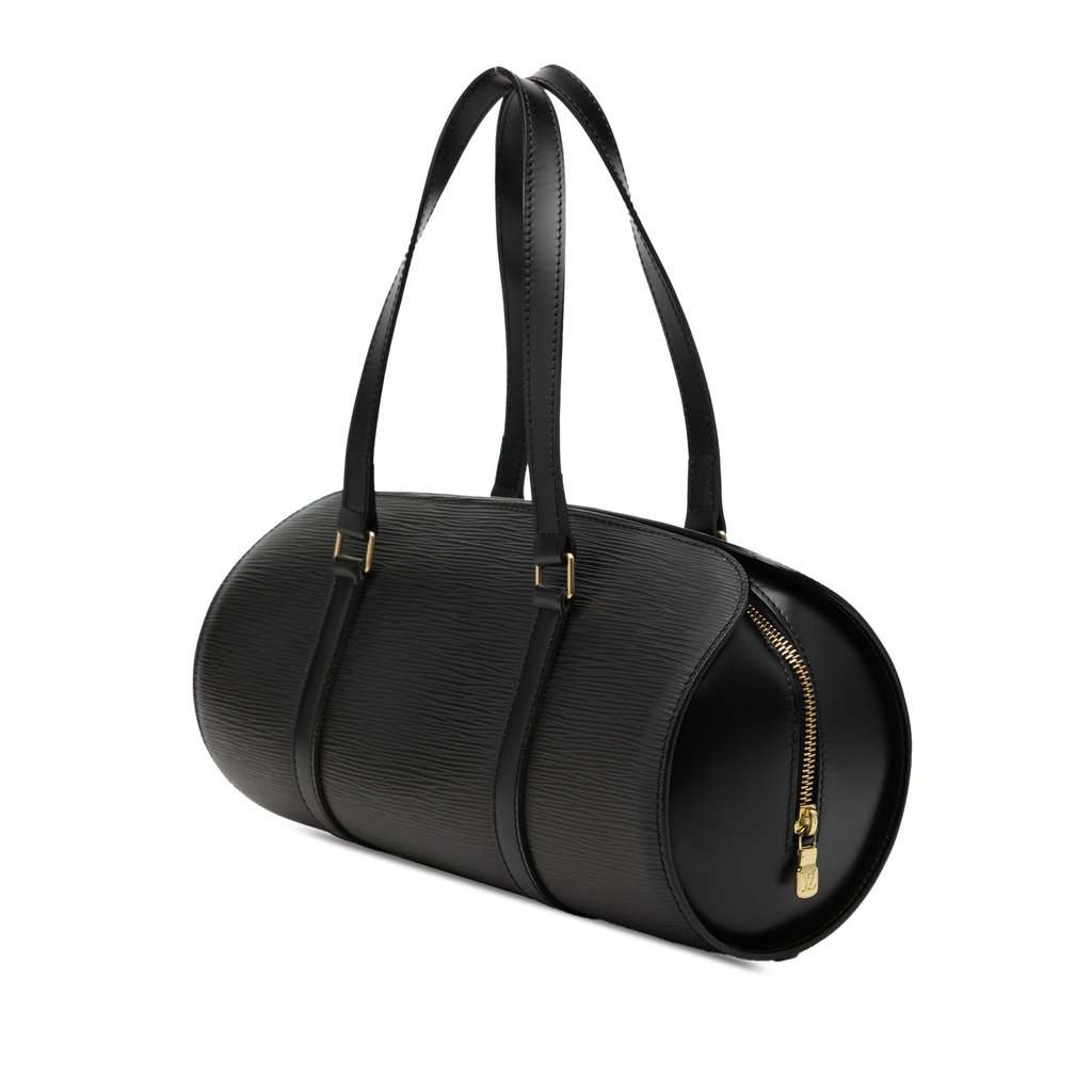 Louis Vuitton Epi Soufflot Black Leather Very good - Back View
