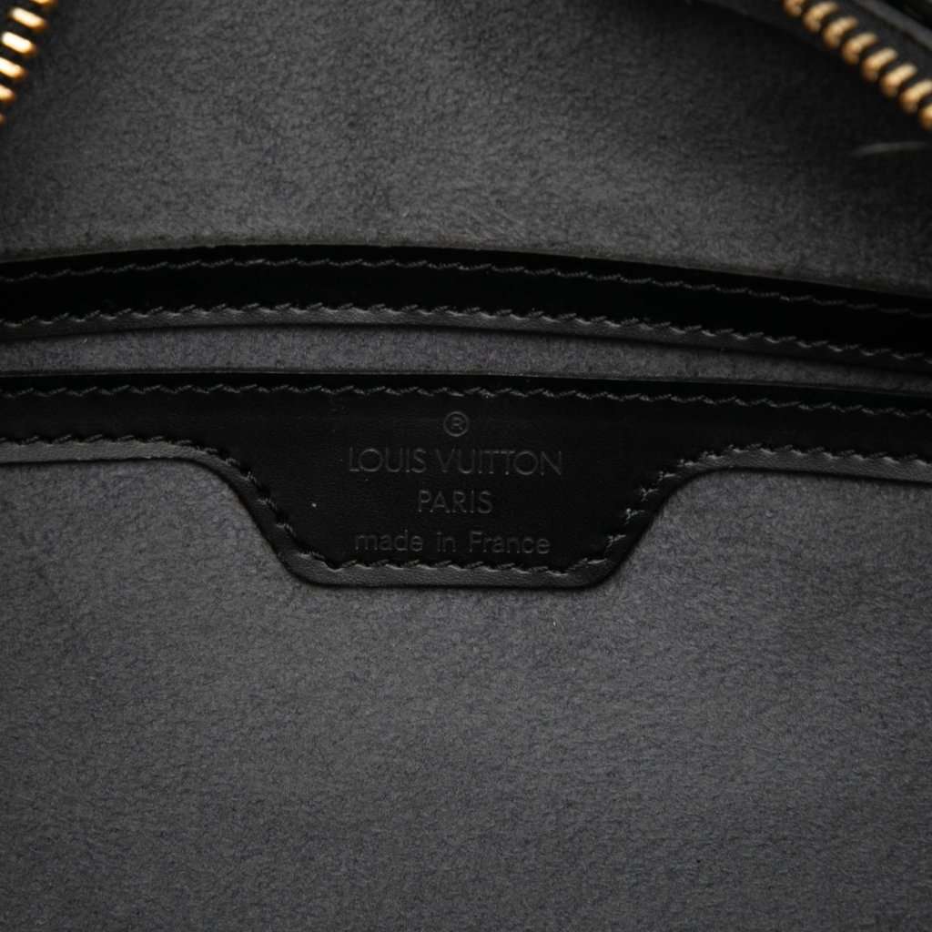 Louis Vuitton Epi Soufflot Black Leather Very good - Box View