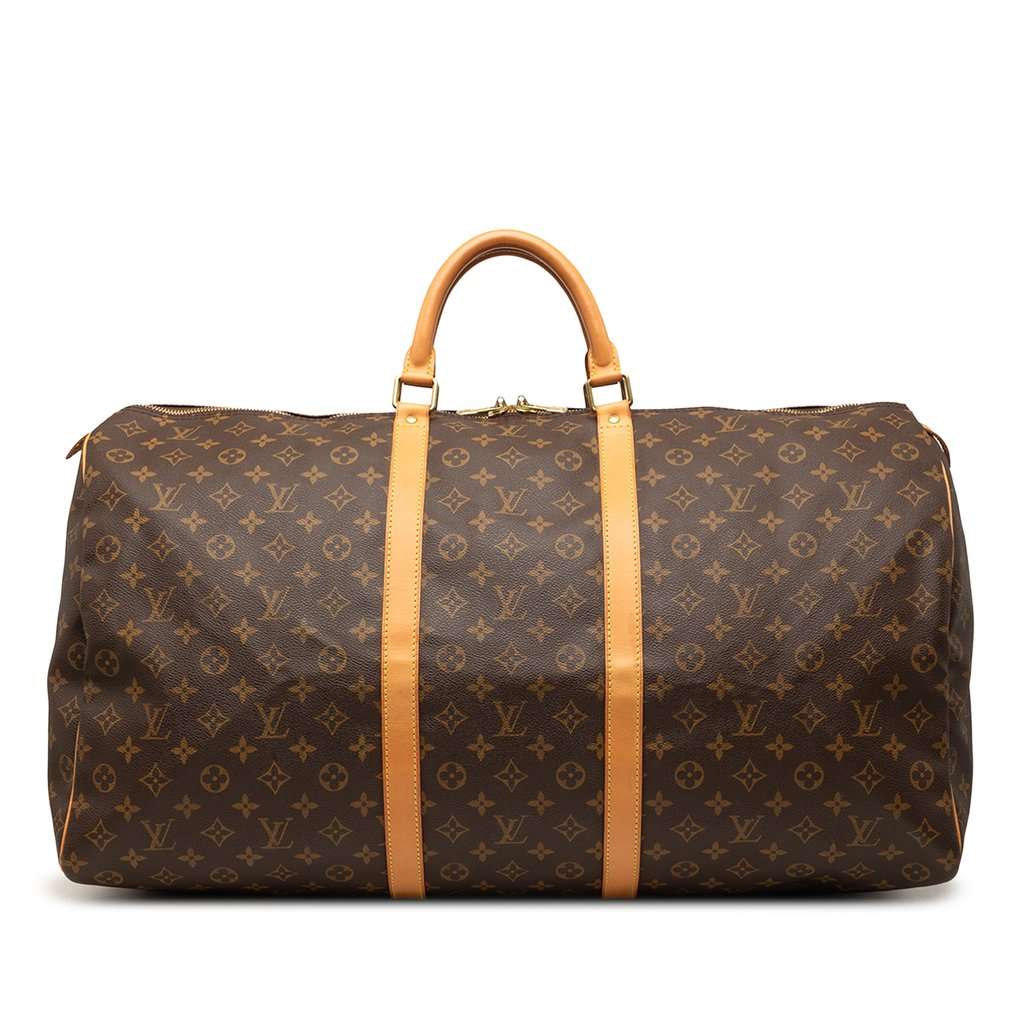 Louis Vuitton Monogram Keepall 60 Brown Very good condition - Front View