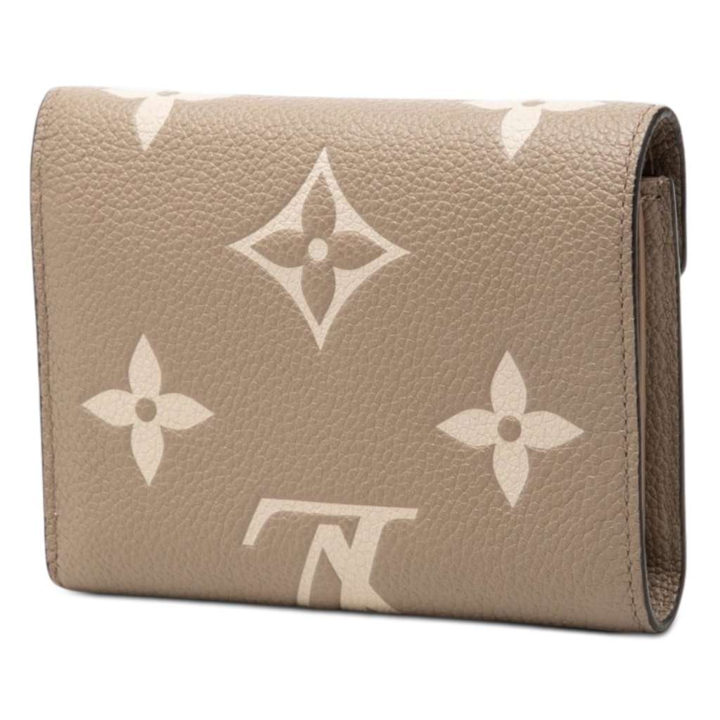 Louis Vuitton Monogram Empreinte Giant Victorine Wallet Beige Leather Very good condition - Back View