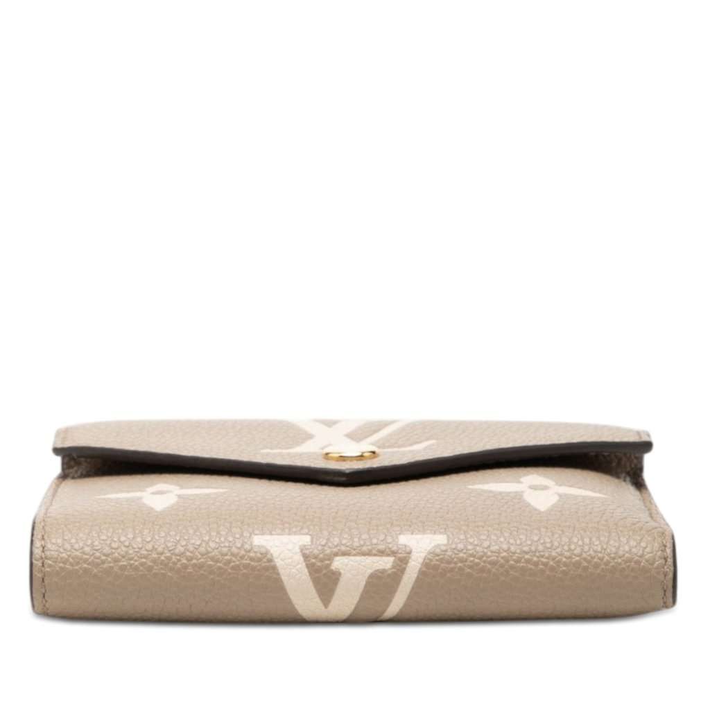 Louis Vuitton Monogram Empreinte Giant Victorine Wallet Beige Leather Very good condition - Inside View