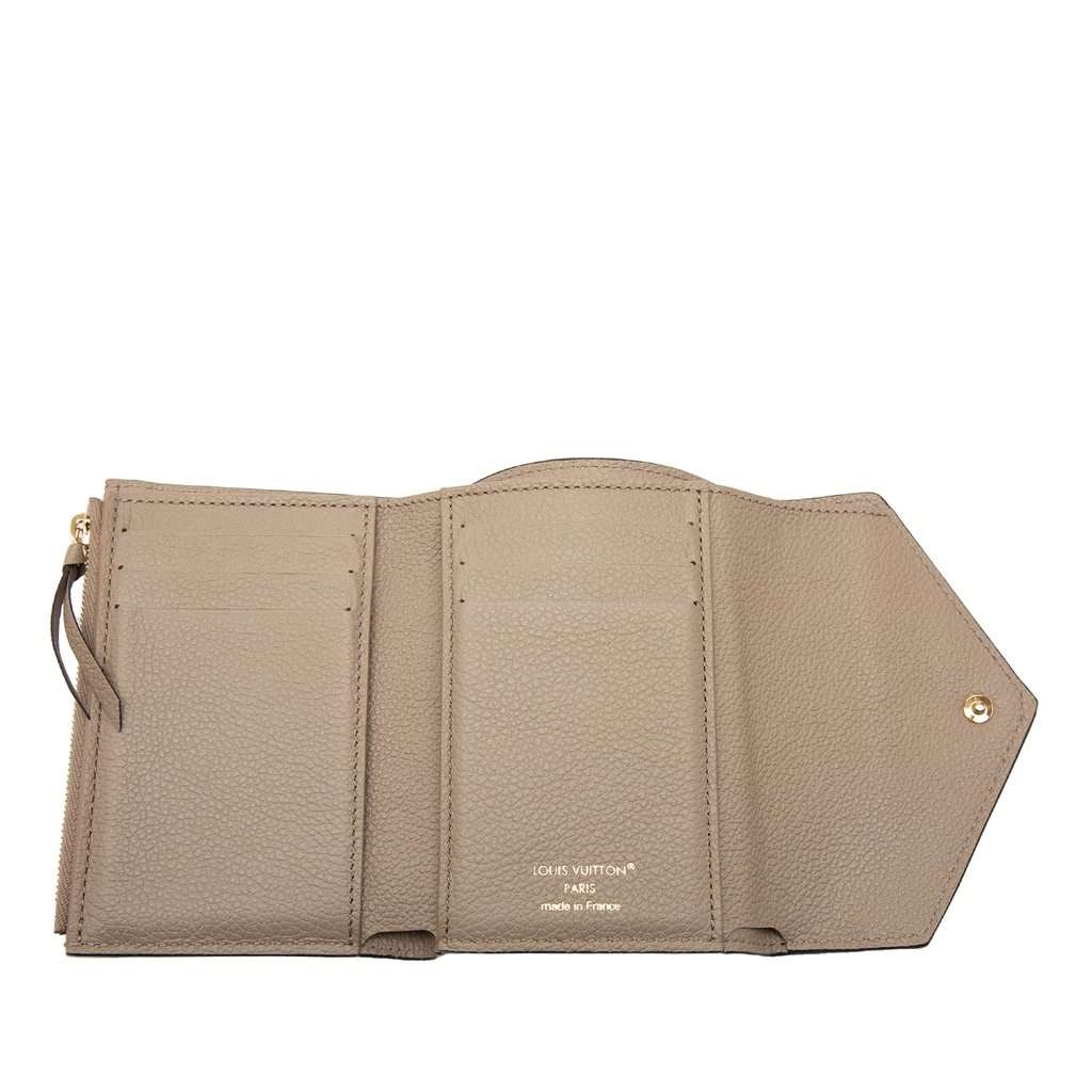 Louis Vuitton Monogram Empreinte Giant Victorine Wallet Beige Leather Very good condition - Model View