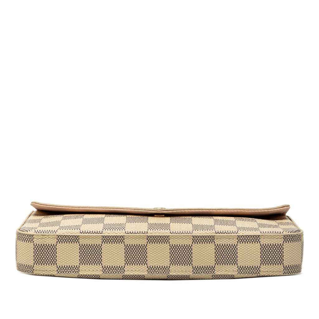 Louis Vuitton Damier Azur Pochette Felicie White Very good - Inside View