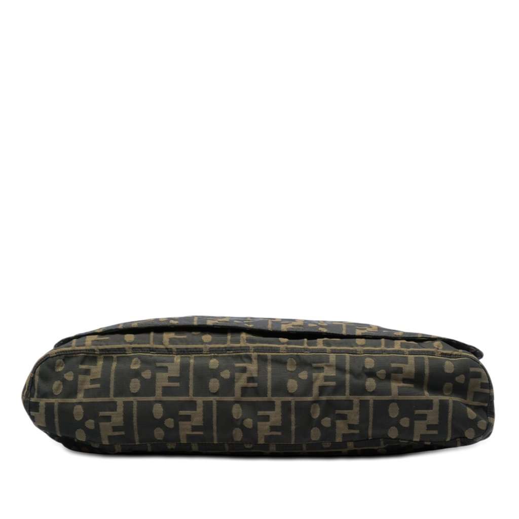 Fendi Zucca Canvas Skull Messenger Bag Brown Very good condition - Inside View