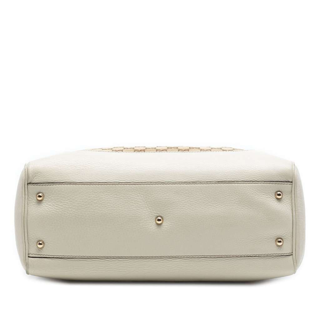 Gucci Medium GG Canvas Bamboo Diana Tote Beige Very good condition - Inside View