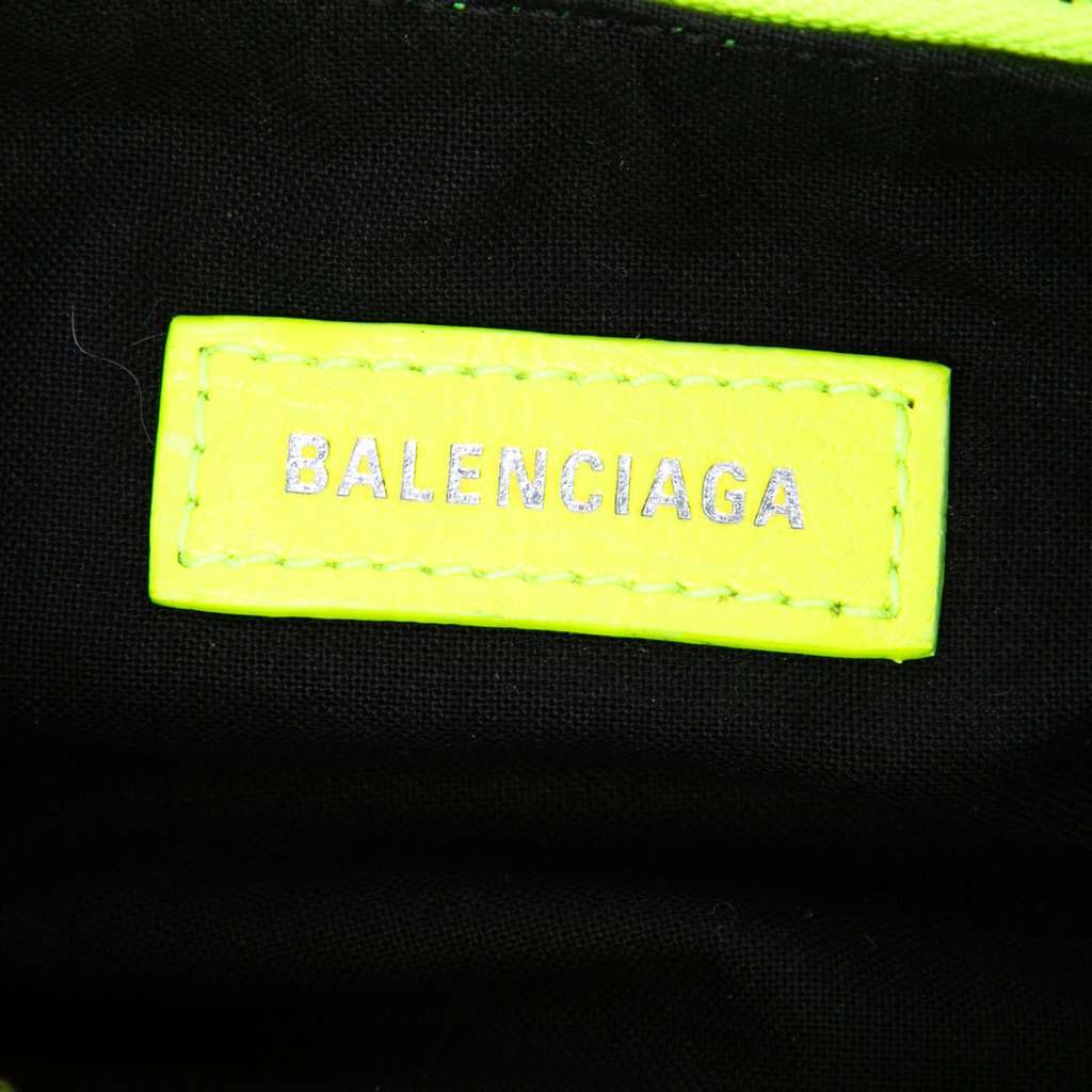Balenciaga Lambskin Motocross Le Cagole XS Yellow Leather Very good - Box View