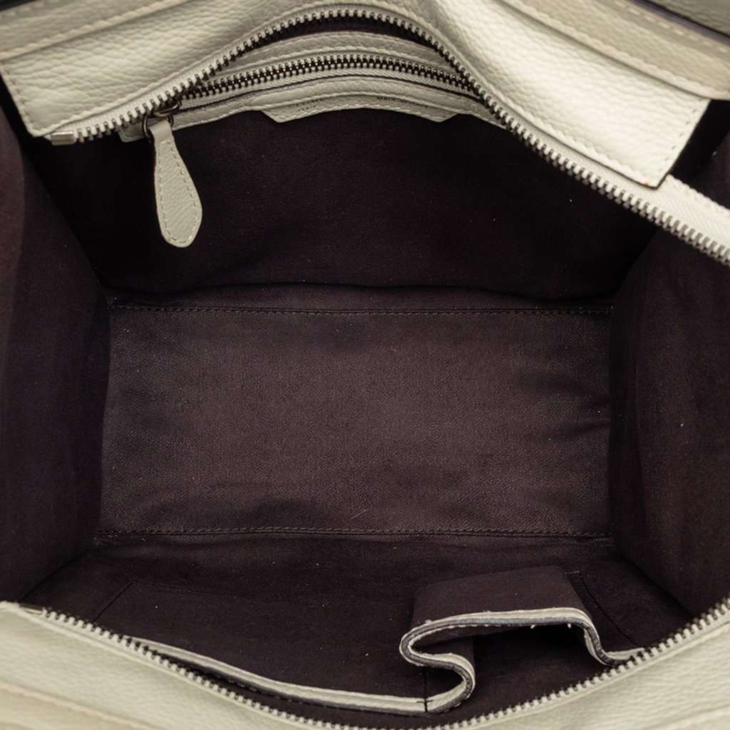 Celine Micro Leather Luggage Tote Brown Leather Very good condition - Model View