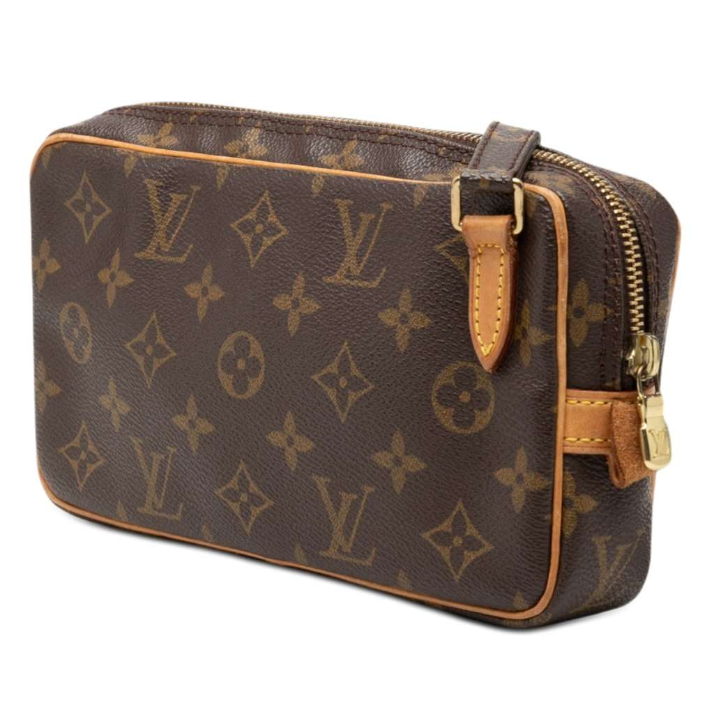 Louis Vuitton Monogram Pochette Marly Bandouliere Brown Very good condition - Back View