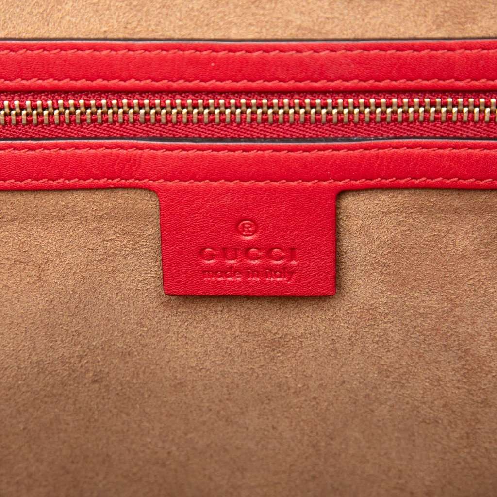 Gucci GG Supreme Padlock Top Handle Bag Beige Very good condition - Box View