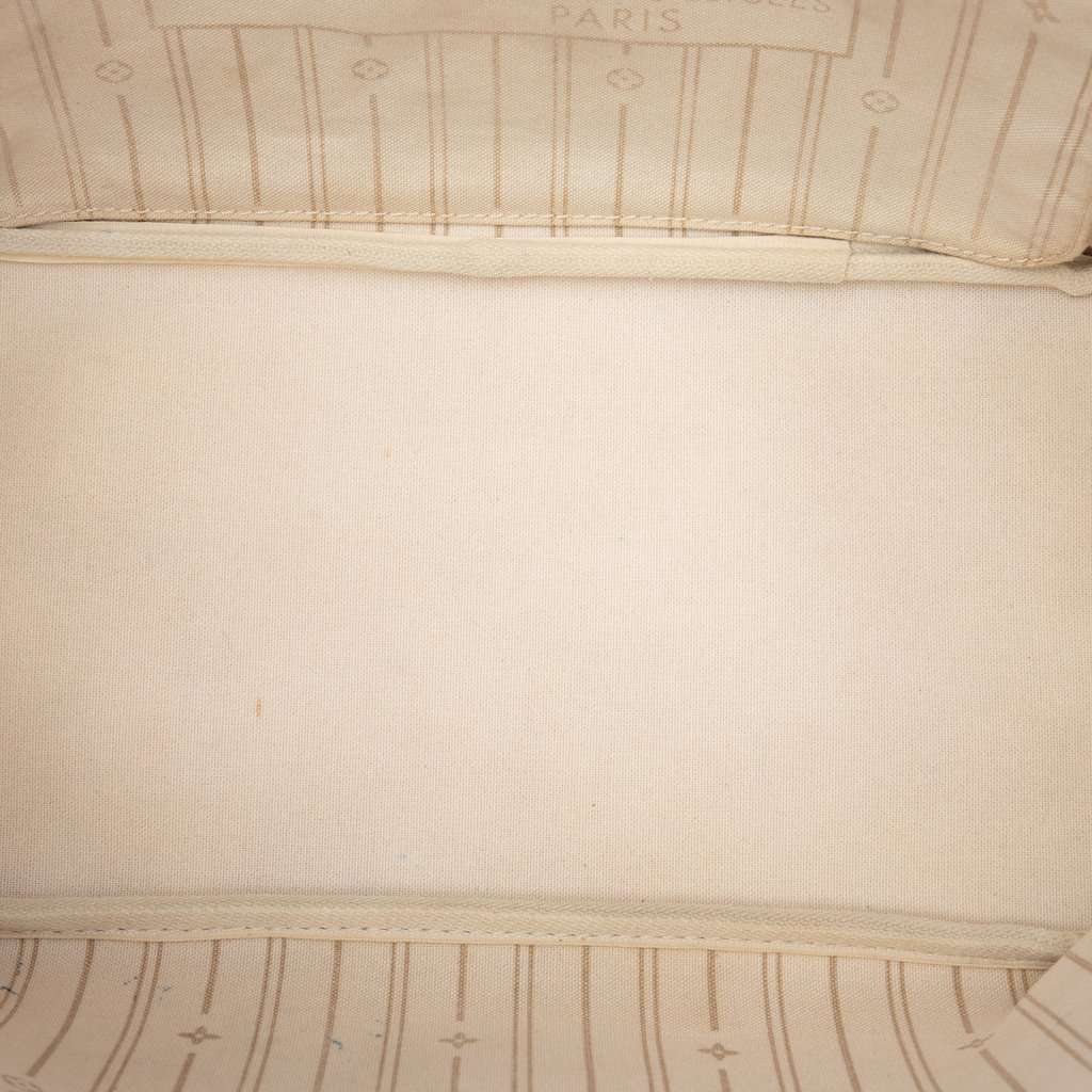 Louis Vuitton Damier Azur Neverfull MM White Very good condition - Model View