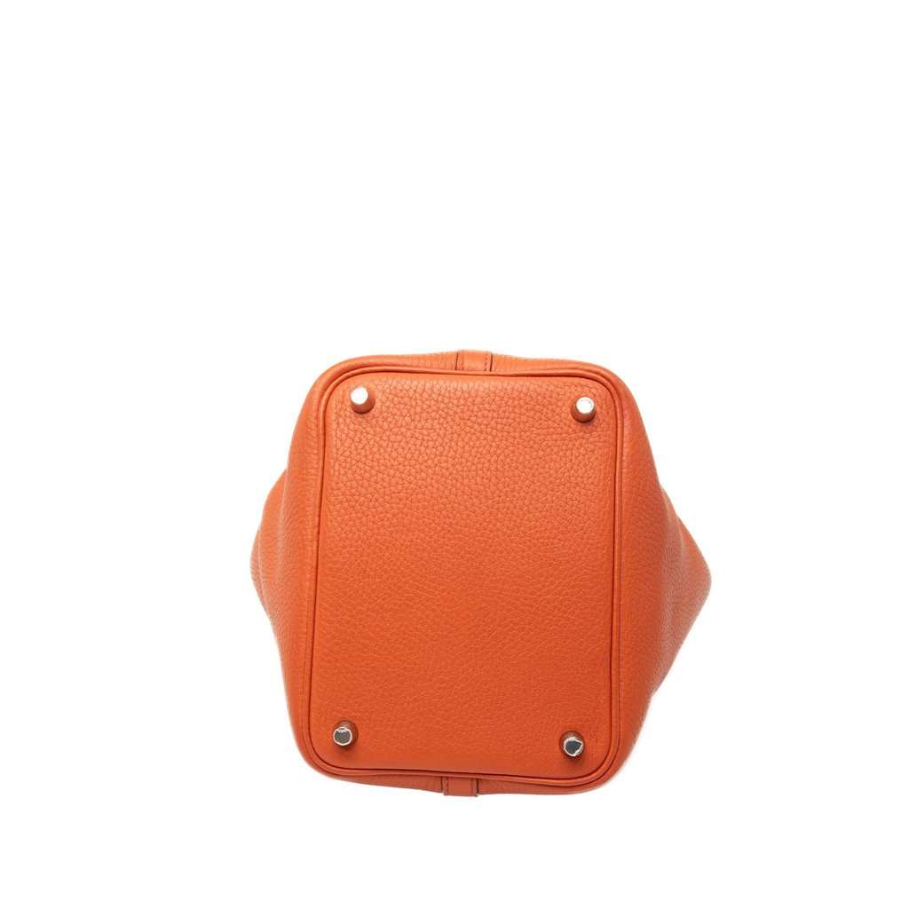 Hermès Clemence Picotin Lock 18 Orange Leather Very good condition - Inside View
