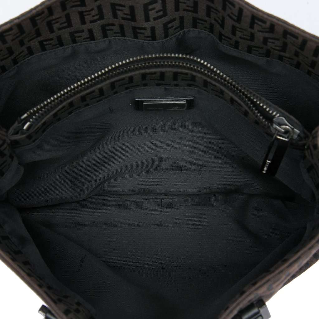 Fendi Zucchino Canvas Tote Brown Very good condition - Model View