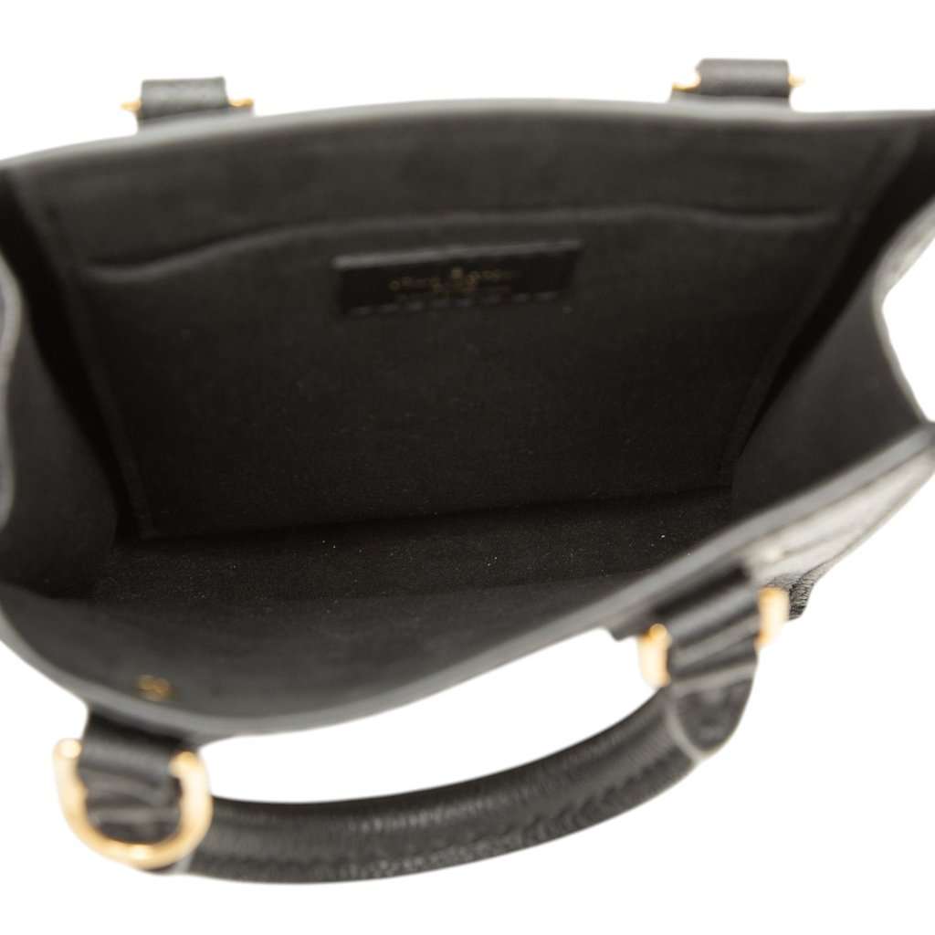 Louis Vuitton Bicolor Monogram Empreinte Petit Sac Plat Black Leather Very good condition - Model View