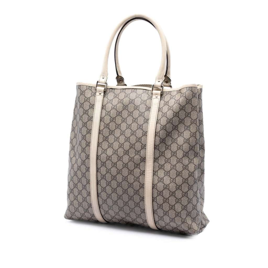 Gucci GG Supreme Joy Vertical Tote Beige Very good - Back View