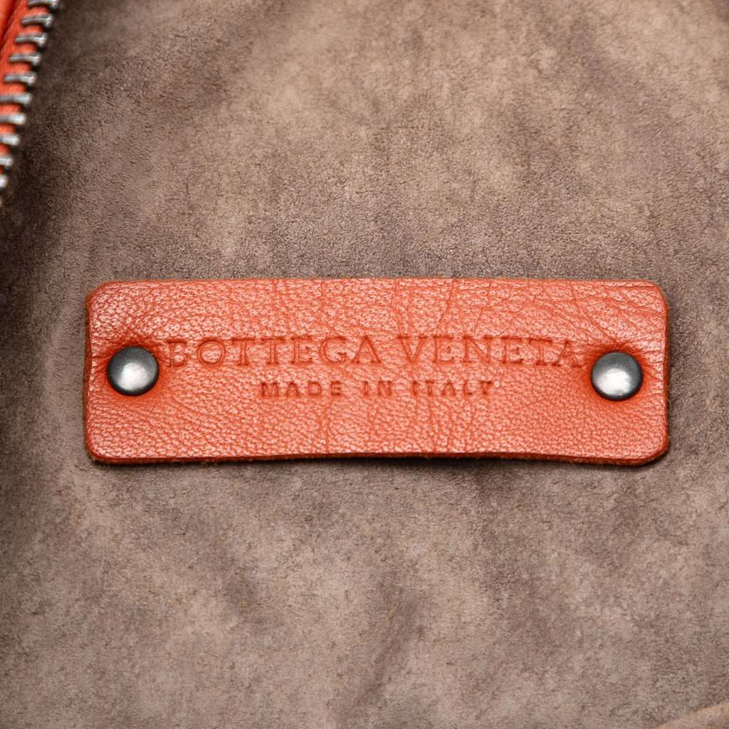 Bottega Veneta Nappa Intrecciato Shoulder Bag Brown Leather Very good condition - Box View