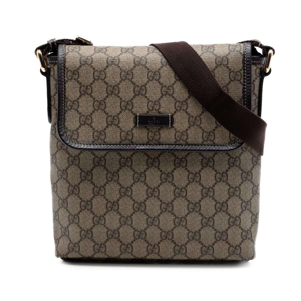 Gucci GG Supreme Crossbody Beige Very good condition - Front View