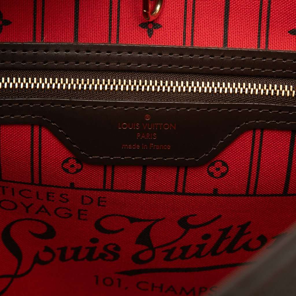 Louis Vuitton Damier Ebene Neverfull MM Brown Very good condition - Box View