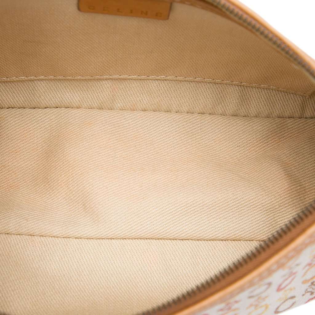 Celine C Macadam Canvas Shoulder Bag Brown Very good - Model View