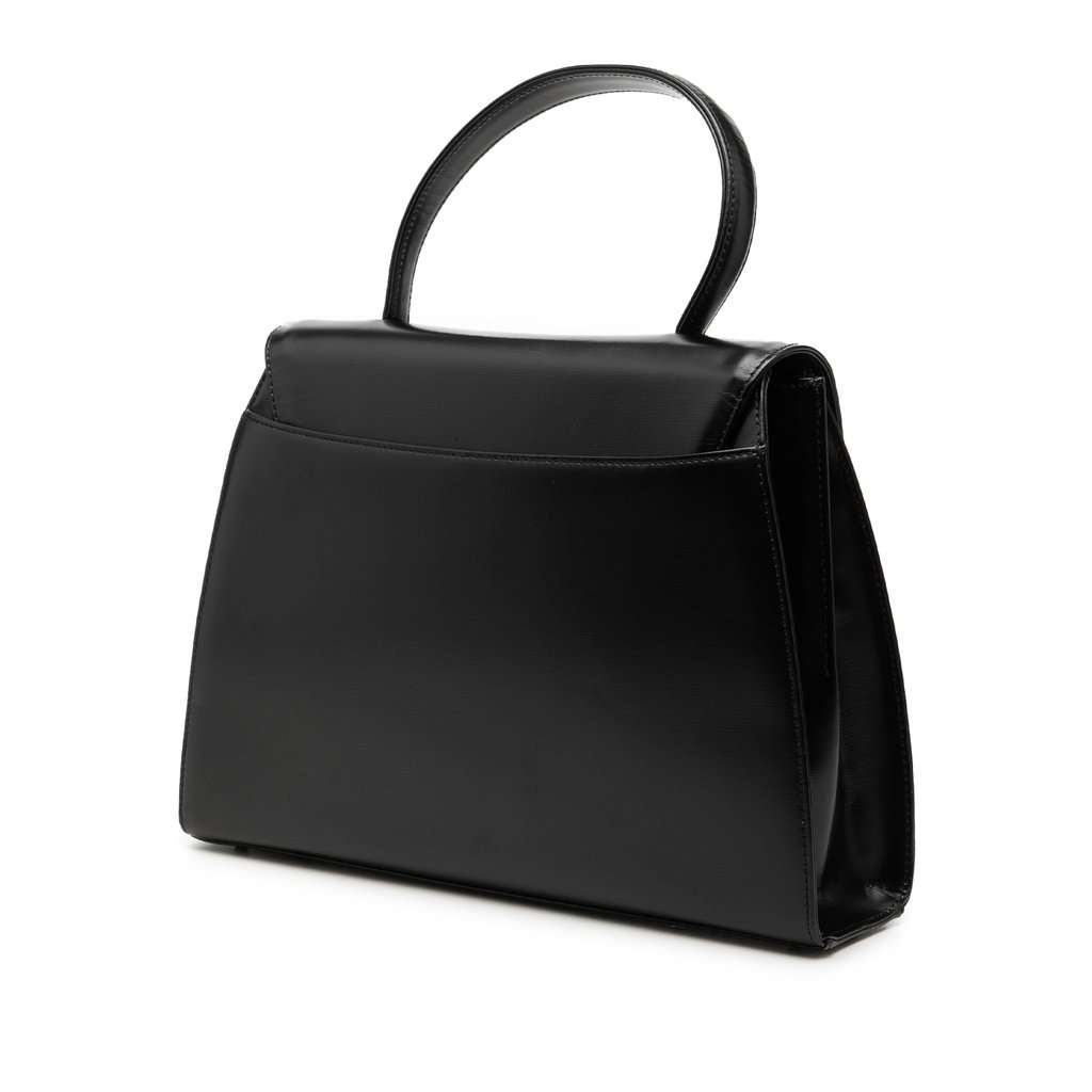 Givenchy Smooth Calfskin Borodia Satchel Black Leather Very good condition - Back View