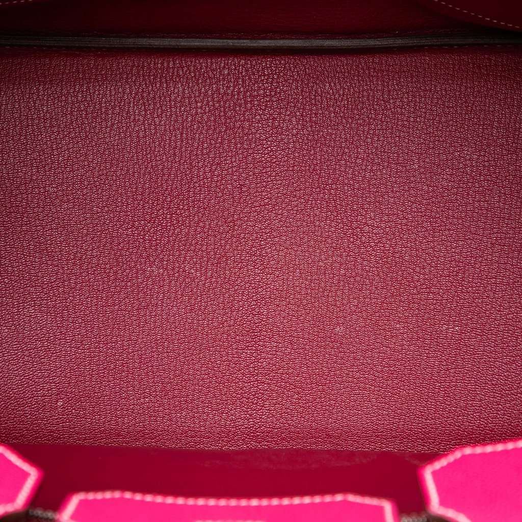 Hermès Epsom Candy Verso Birkin Retourne 35 Pink Leather Very good condition - Model View