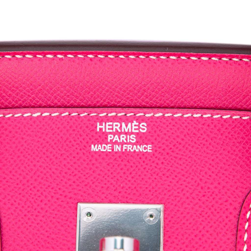 Hermès Epsom Candy Verso Birkin Retourne 35 Pink Leather Very good condition - Box View