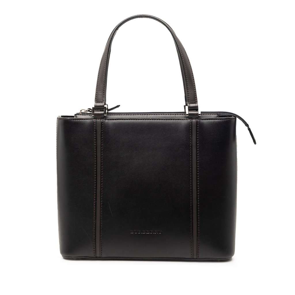 Burberry Leather Handbag Black Leather Very good condition - Front View