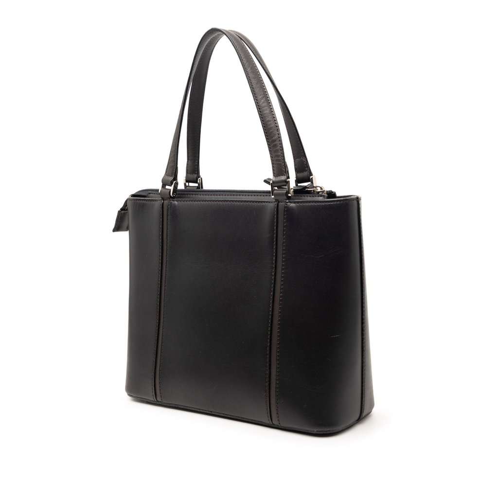 Burberry Leather Handbag Black Leather Very good condition - Back View