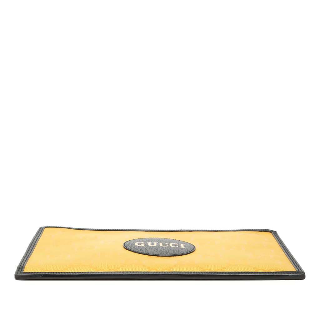 Gucci GG Nylon Off The Grid Clutch Yellow Very good condition - Inside View