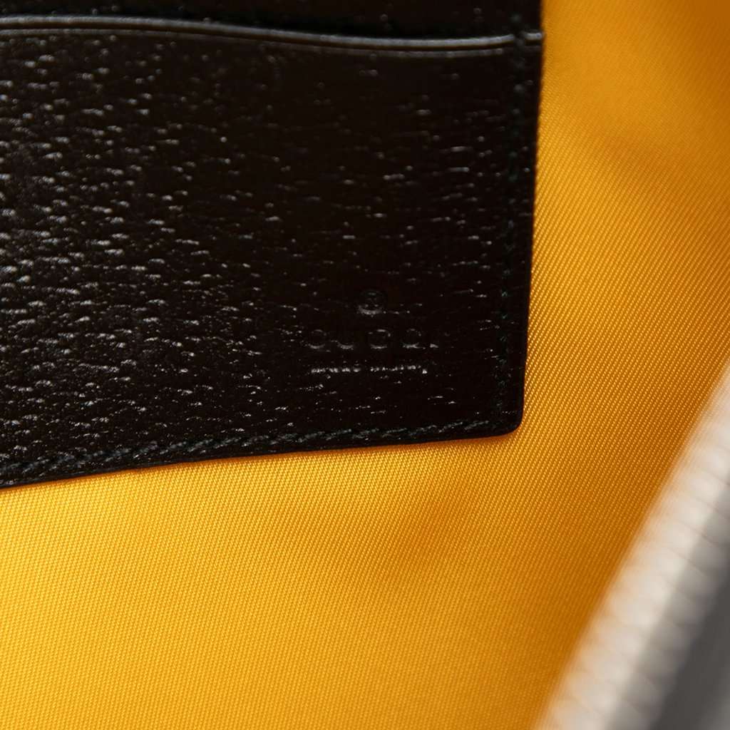 Gucci GG Nylon Off The Grid Clutch Yellow Very good condition - Box View