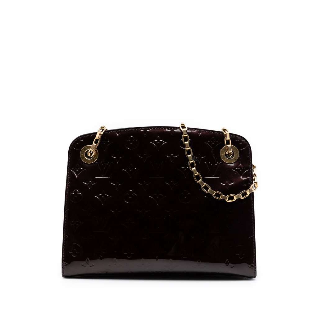 Louis Vuitton Monogram Vernis Virginia MM Purple Leather Very good - Front View