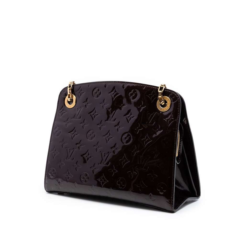 Louis Vuitton Monogram Vernis Virginia MM Purple Leather Very good - Back View