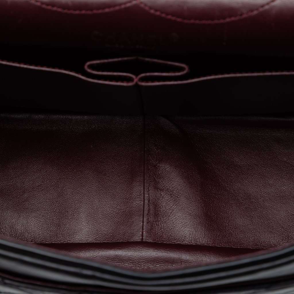 Chanel Quilted Aged Calfskin Reissue 2.55 Double Flap 227 Black Leather Very good - Model View
