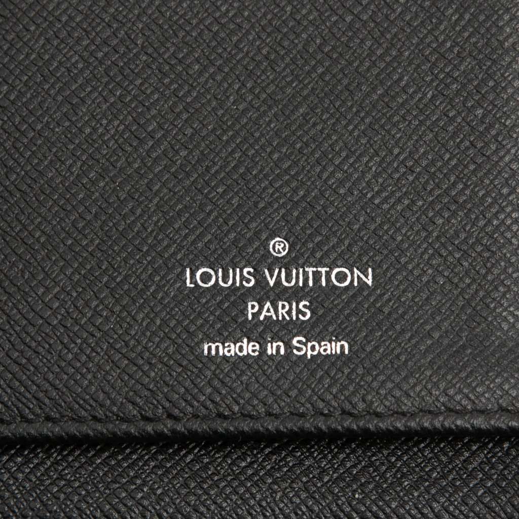 Louis Vuitton Damier Graphite Vertical Zippy Wallet Black Very good condition - Box View