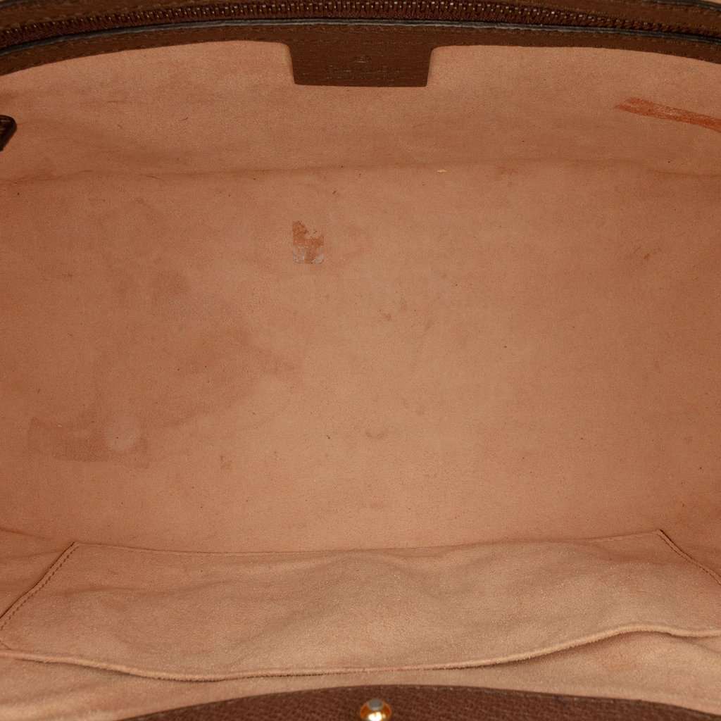 Gucci Medium Calfskin Linea Totem Satchel Brown Leather Very good condition - Model View