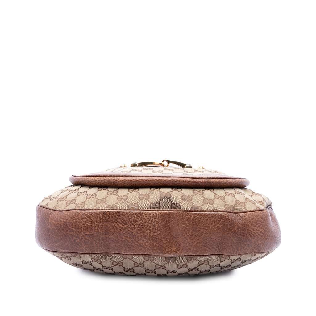 Gucci Large GG Canvas New Pelham Satchel Beige Very good condition - Inside View
