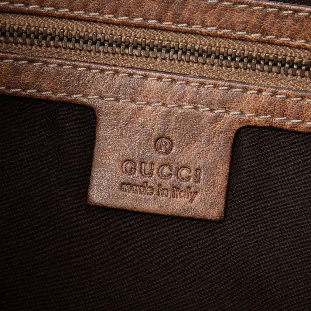 Gucci Large GG Canvas New Pelham Satchel Beige Very good condition - Box View