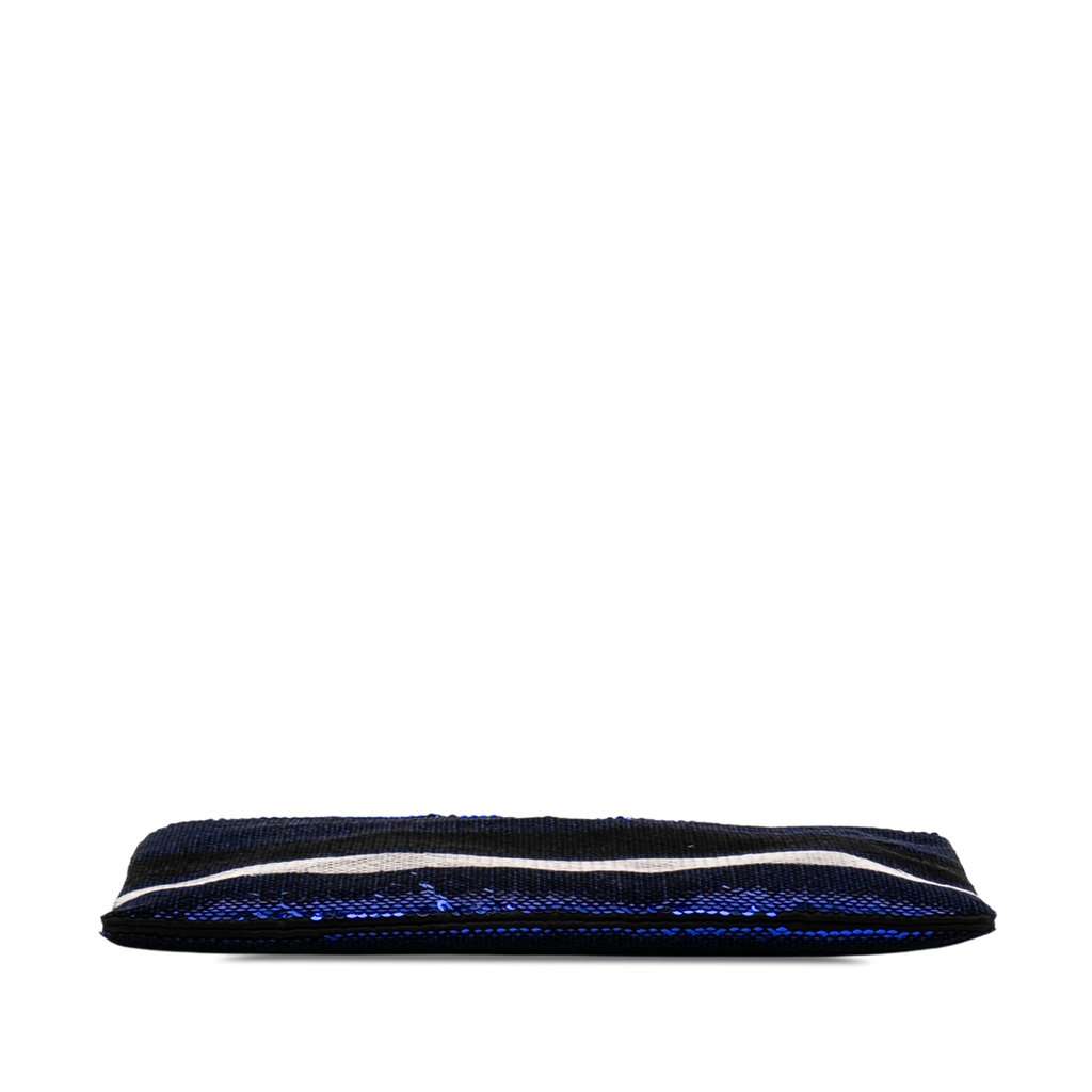 Prada Paillettes Pochette Blue Very good - Inside View