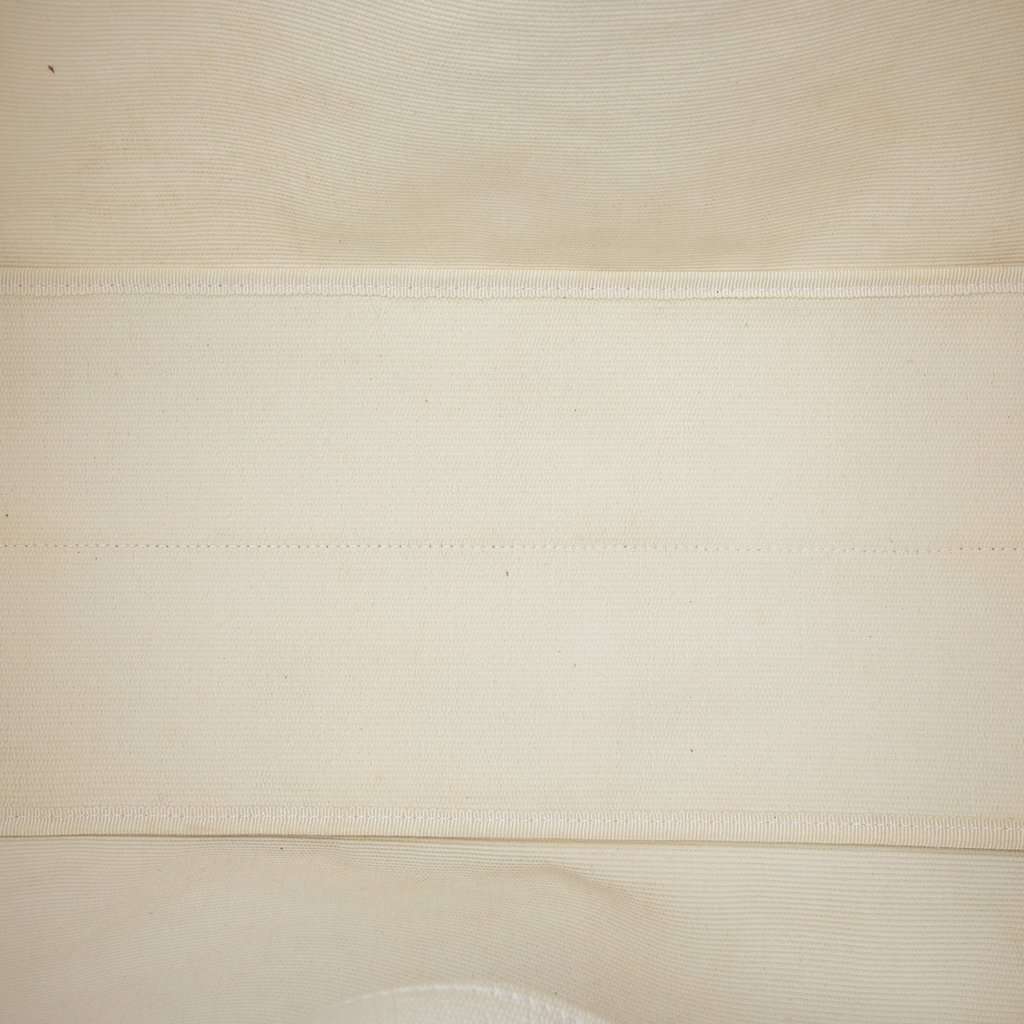 Bottega Veneta Canvas Braided Tote White Very good - Model View