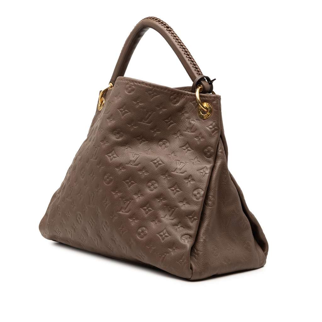 Louis Vuitton Monogram Empreinte Artsy MM Brown Leather Very good condition - Back View