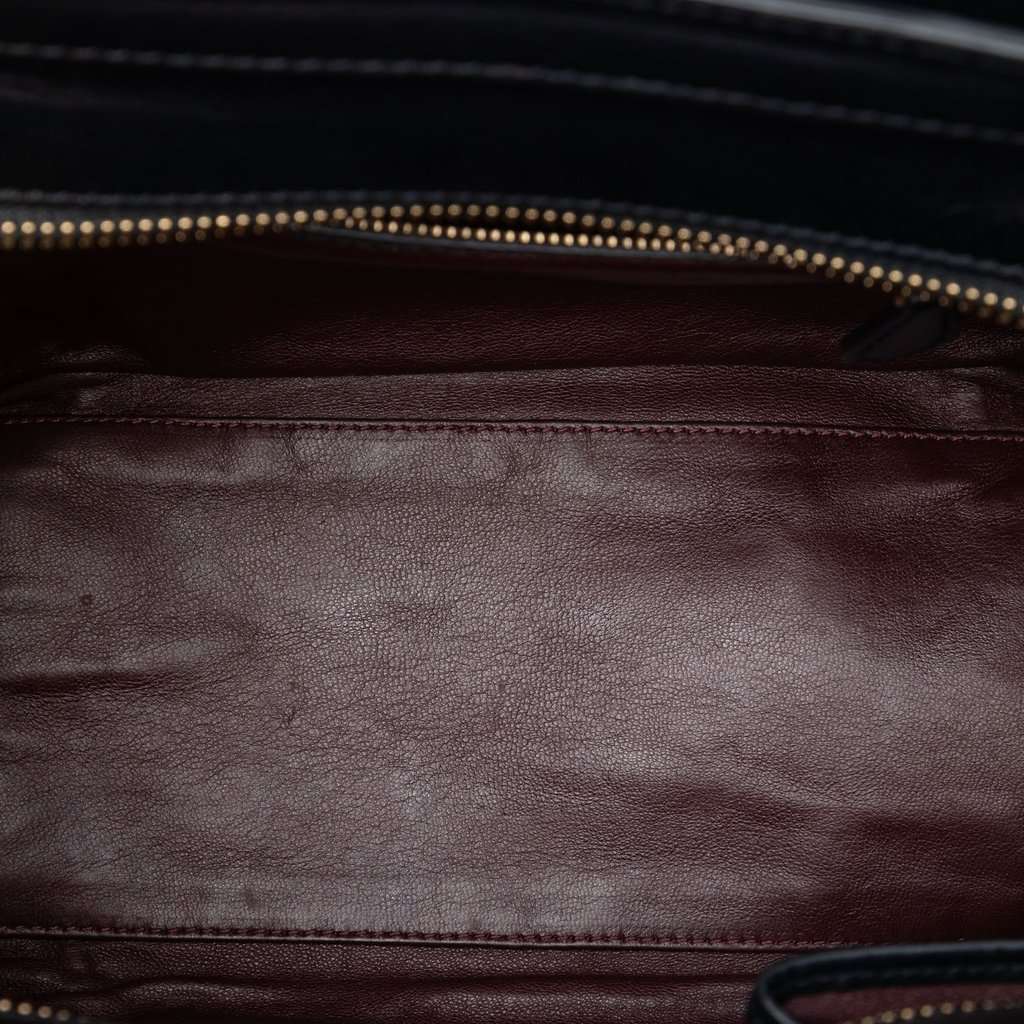 Celine Micro Tricolor Leather Luggage Tote Brown Leather Very good condition - Model View