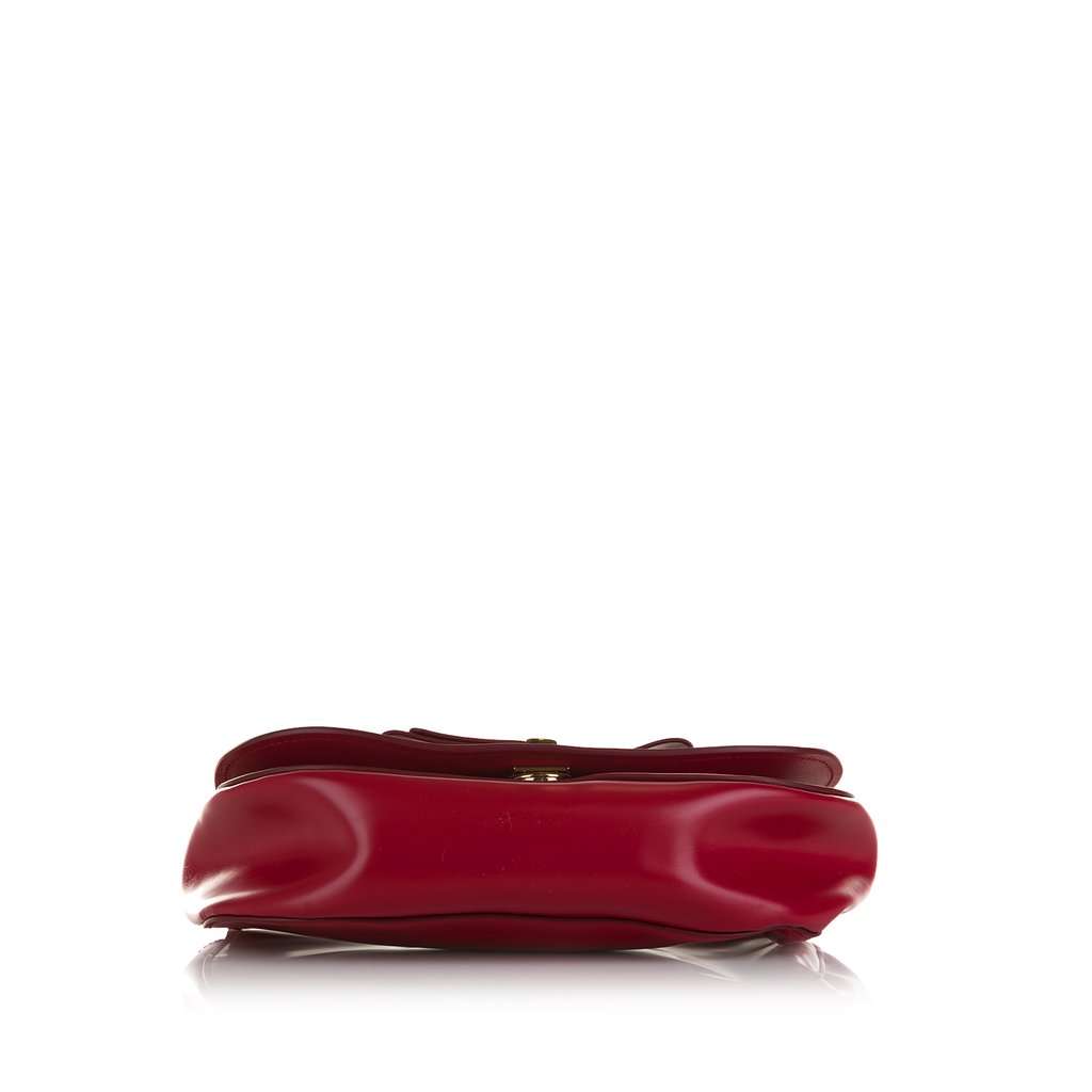 Salvatore Ferragamo Vara Shoulder Bag Red Leather Very good condition - Model View