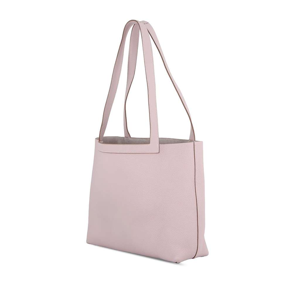 Hermès Clemence Cabasellier 31 Pink Leather Very good condition - Back View