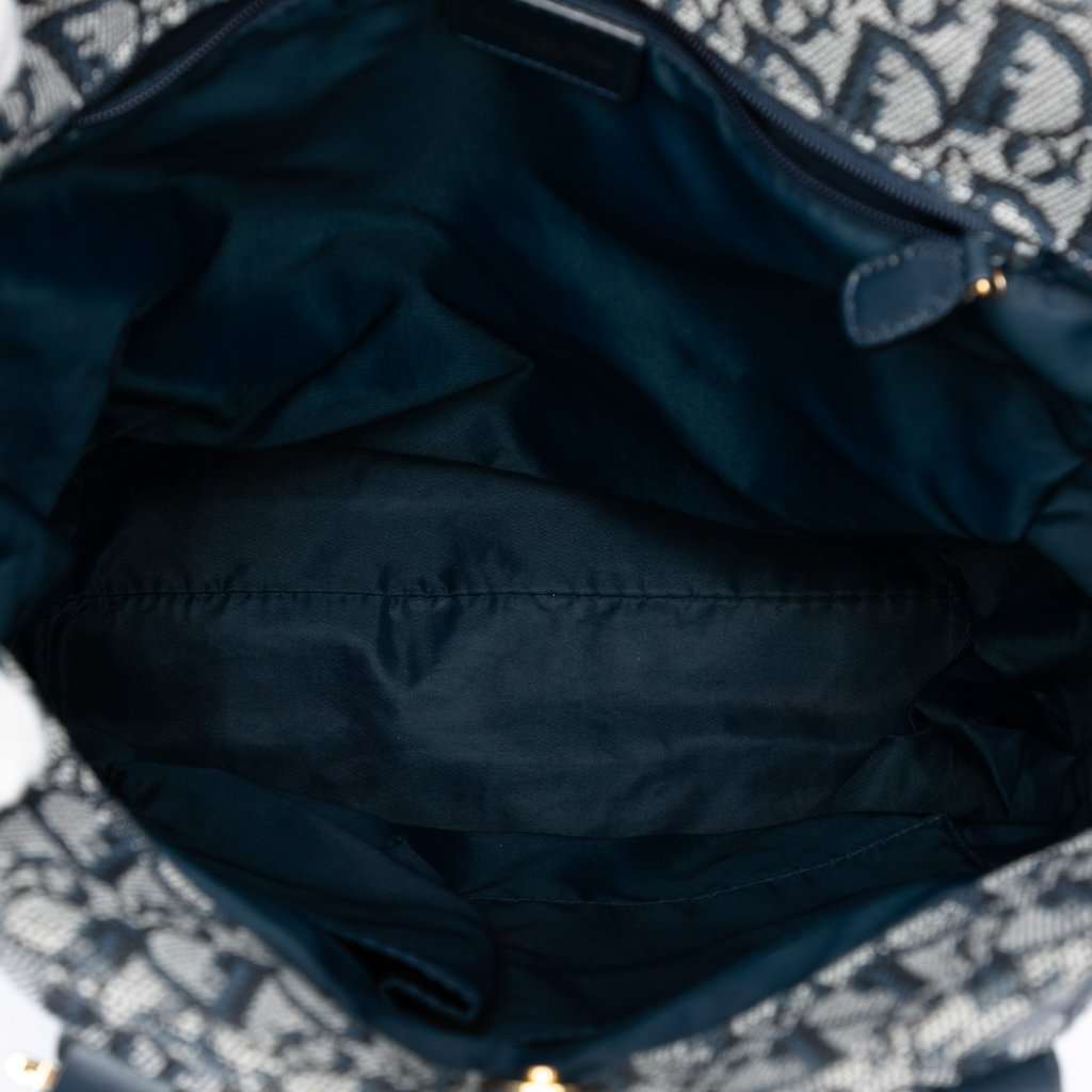 Dior Diorissimo Trotter Canvas Tote Blue Very good condition - Model View