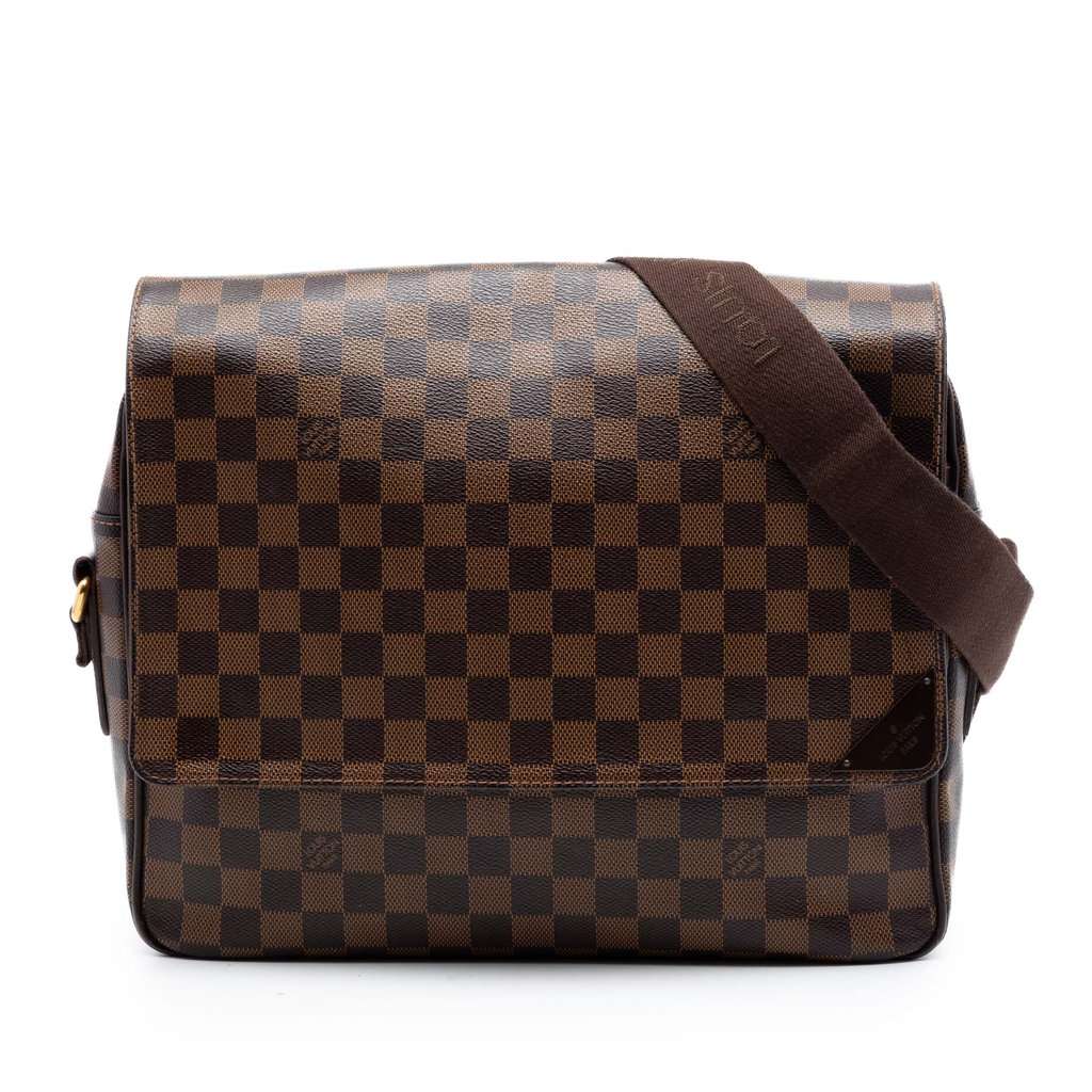 Louis Vuitton Damier Ebene Shelton MM Brown Very good condition - Front View