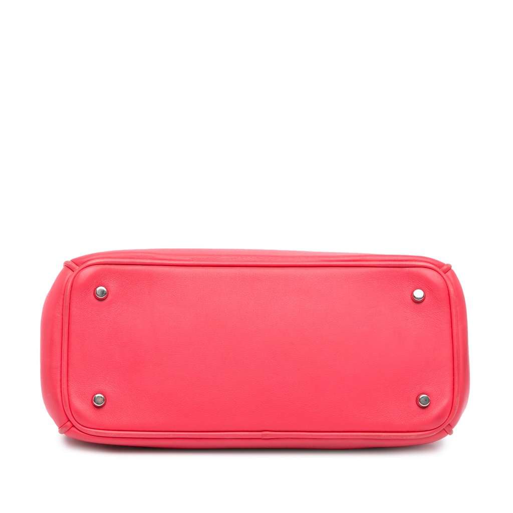 Dior Small Leather Diorissimo Satchel Pink Leather Very good condition - Inside View