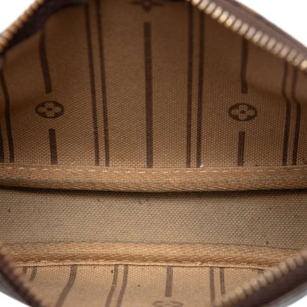 Louis Vuitton Monogram Mini Pochette Accessoires Brown Very good condition - Model View