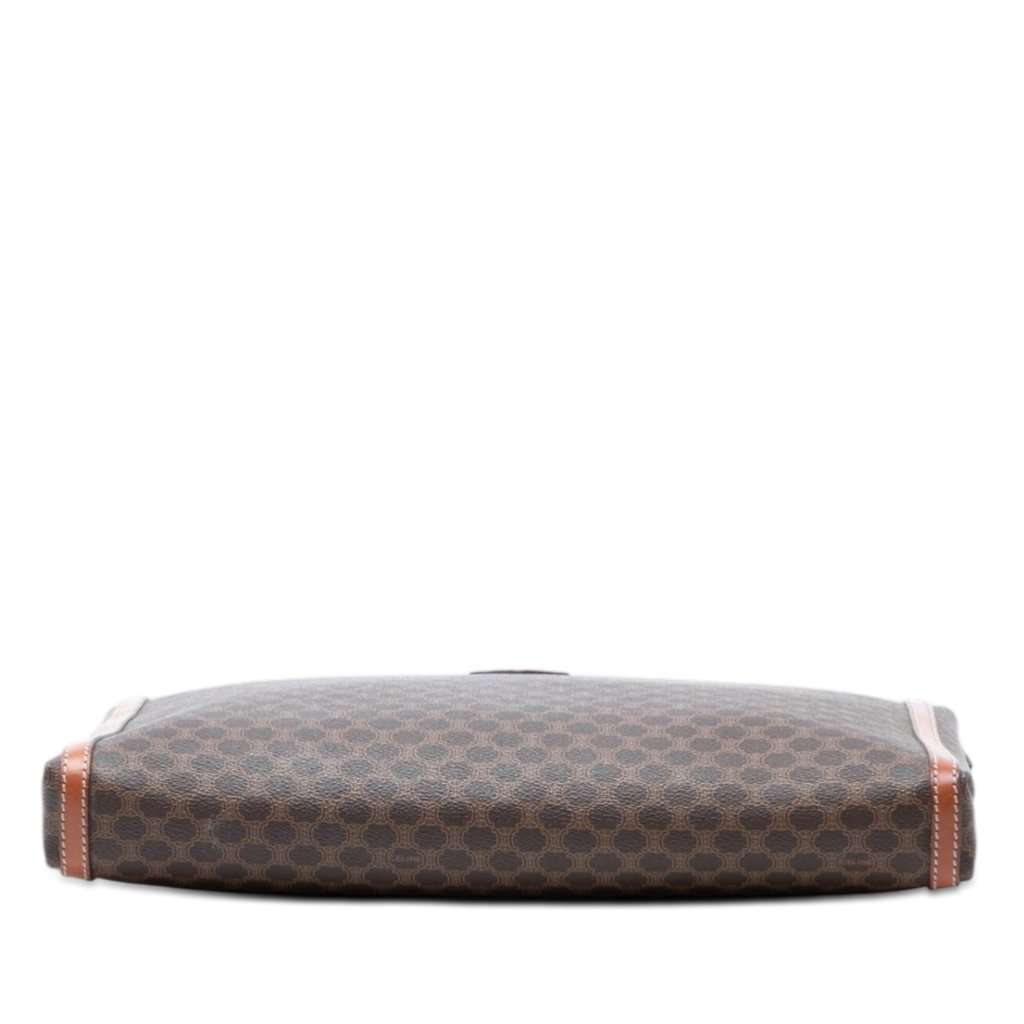 Celine Macadam Coated Canvas Clutch Brown Very good condition - Inside View