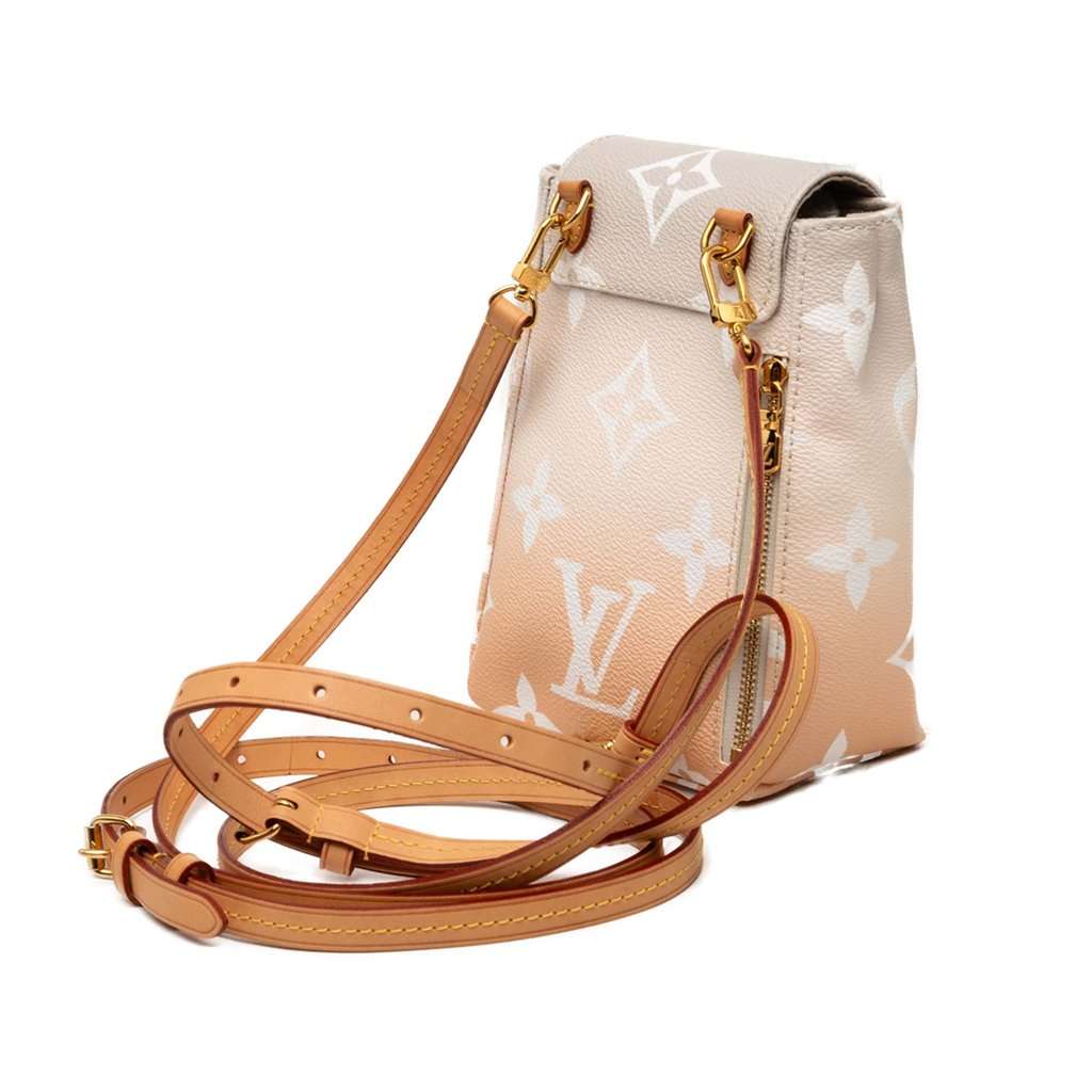 Louis Vuitton Monogram Giant By The Pool Tiny Backpack Orange Very good - Back View
